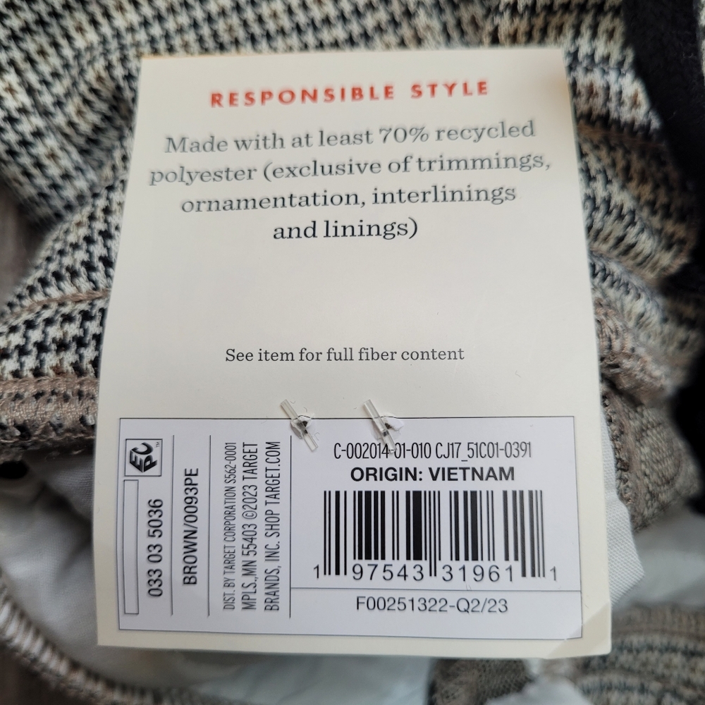 Bundle of 2 Size 7 & 12M Boys Pull On Pintuck Stretchy Pants Plaid - Cat & Jack - Picture 10 of 16